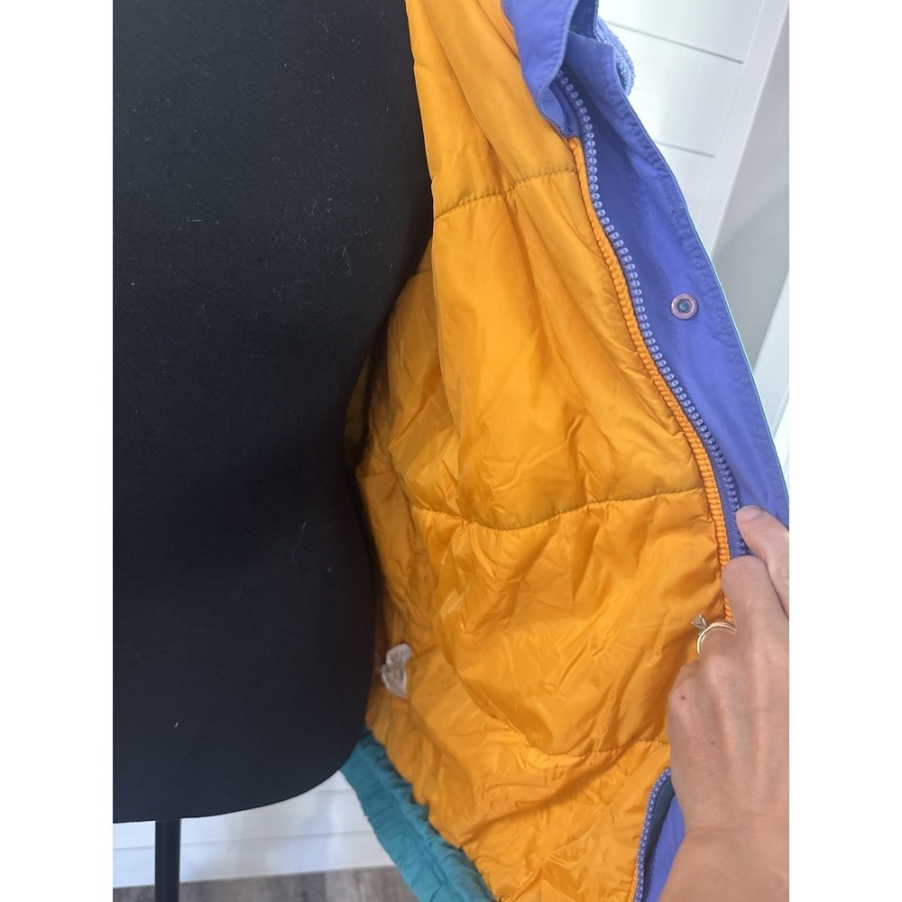 Patagonia Vintage 90s Retro XL Ski Coat Jacket Colorblock Gorpcore Teal Purple - Picture 7 of 10